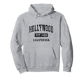 Hollywood California Ca Sports Black Hoodie - Unique Graphic Unisex - T-Shirt, Sweatshirt, Hoodie