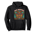 Old Hippies Rule Peace Sign Hippie Hoodie - Trendy Graphic Men Women - T-Shirt, Sweatshirt, Hoodie