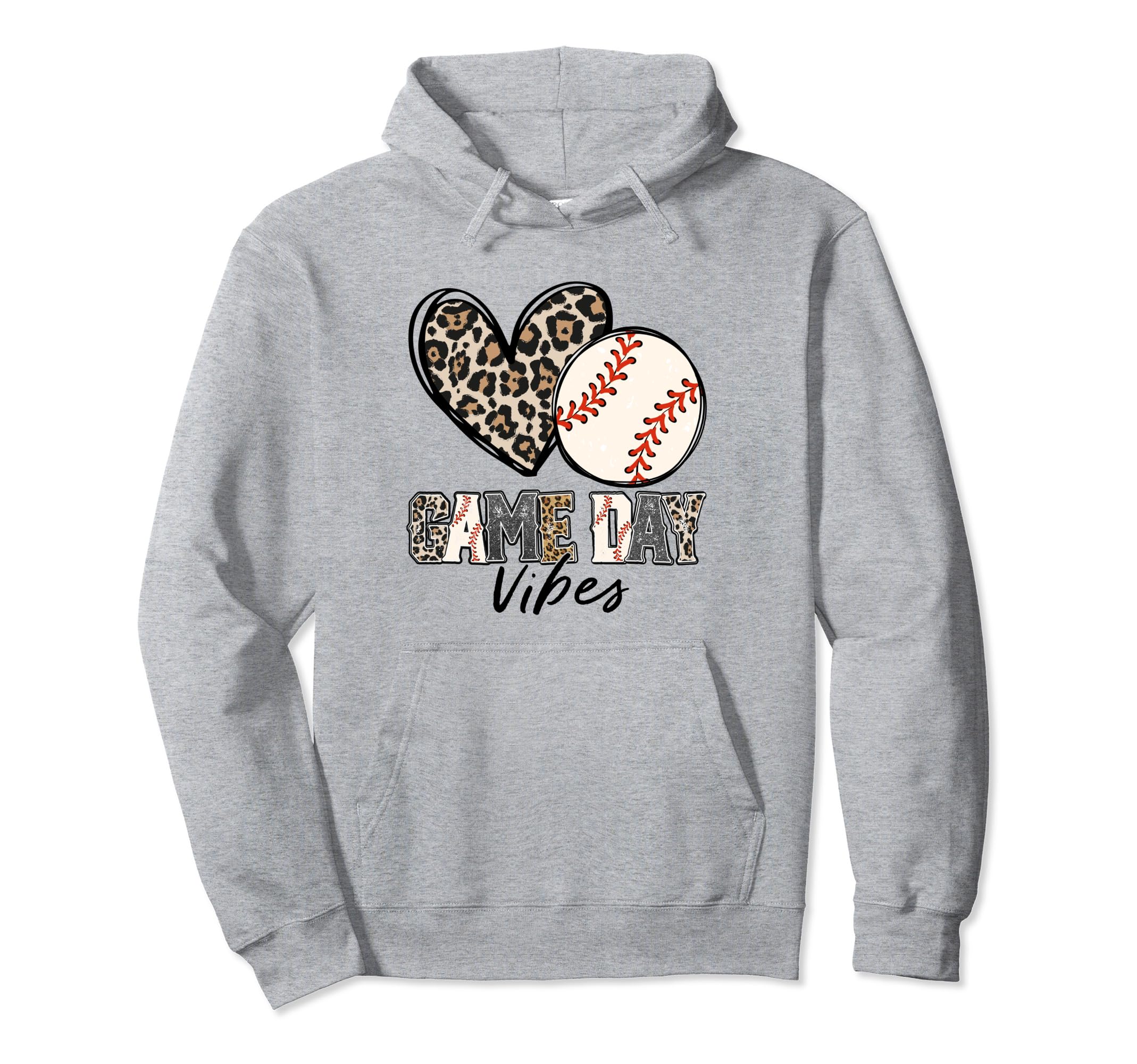 Baseball Game Day Vibes Baseball Mom Mama Hoodie - Graphic Print Men Women - T-Shirt, Sweatshirt, Hoodie