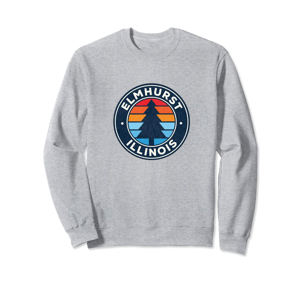 Elmhurst Illinois Il 70S Sweatshirt - Streetwear Style for Adults - T-Shirt, Sweatshirt, Hoodie