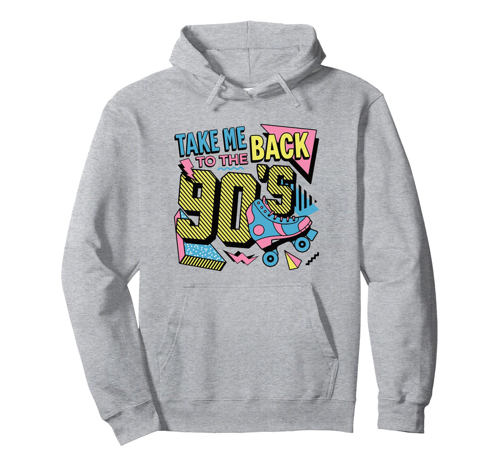 Take Me Back To 90S Roller Skate Hoodie - Minimalist Print for Adults - T-Shirt, Sweatshirt, Hoodie