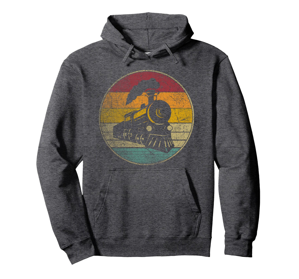 Train Distressed Engineer Engine Hoodie - Minimalist Print for Adults - T-Shirt, Sweatshirt, Hoodie