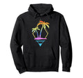 Art Palm Trees 90S 80S Aesthetic Hoodie - Casual Everyday Wear Men Women - T-Shirt, Sweatshirt, Hoodie