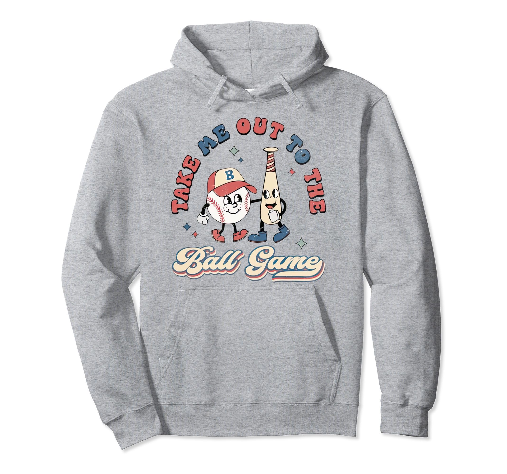 Take Me Out To Ball Game Baseball Hoodie - Custom Art Print Men Women - T-Shirt, Sweatshirt, Hoodie