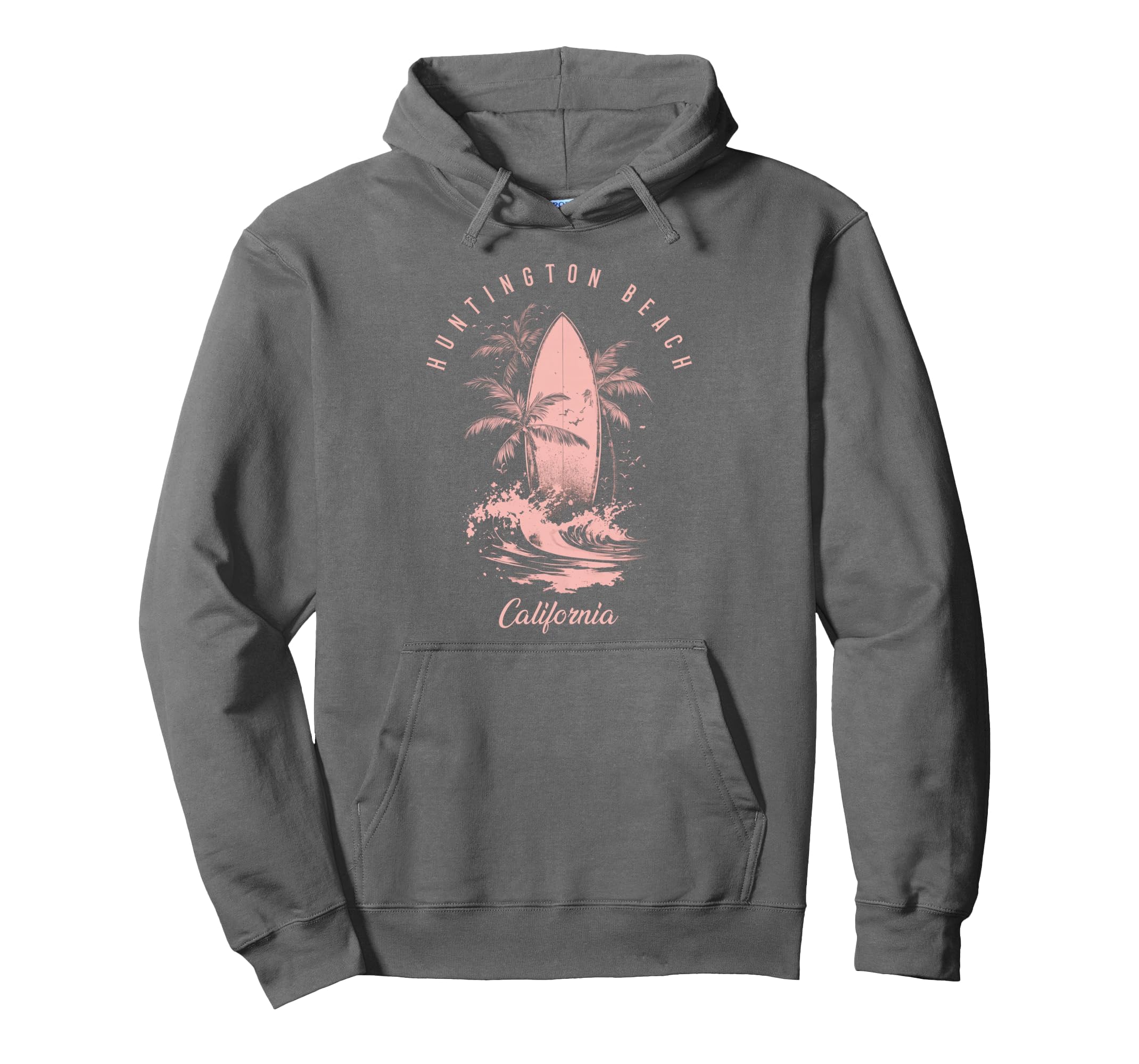 Huntington Beach California Hoodie - Casual Everyday Wear Men Women - T-Shirt, Sweatshirt, Hoodie