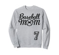Baseball Mom Jersey 7 Baseball Sweatshirt - Trendy Graphic Men Women - T-Shirt, Sweatshirt, Hoodie