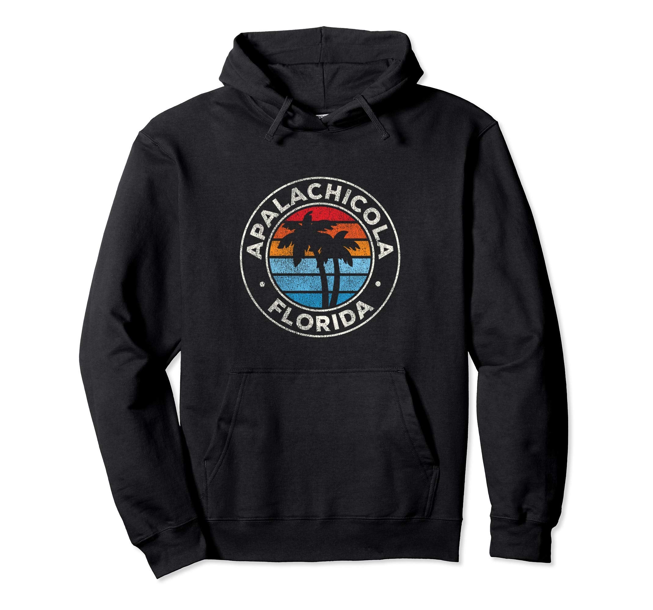 Apalachicola Florida Fl 70S Hoodie - Streetwear Style Unisex - T-Shirt, Sweatshirt, Hoodie