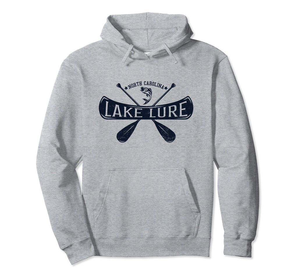 Lake Lure North Carolina Distressed Hoodie - Minimalist Print Unisex - T-Shirt, Sweatshirt, Hoodie