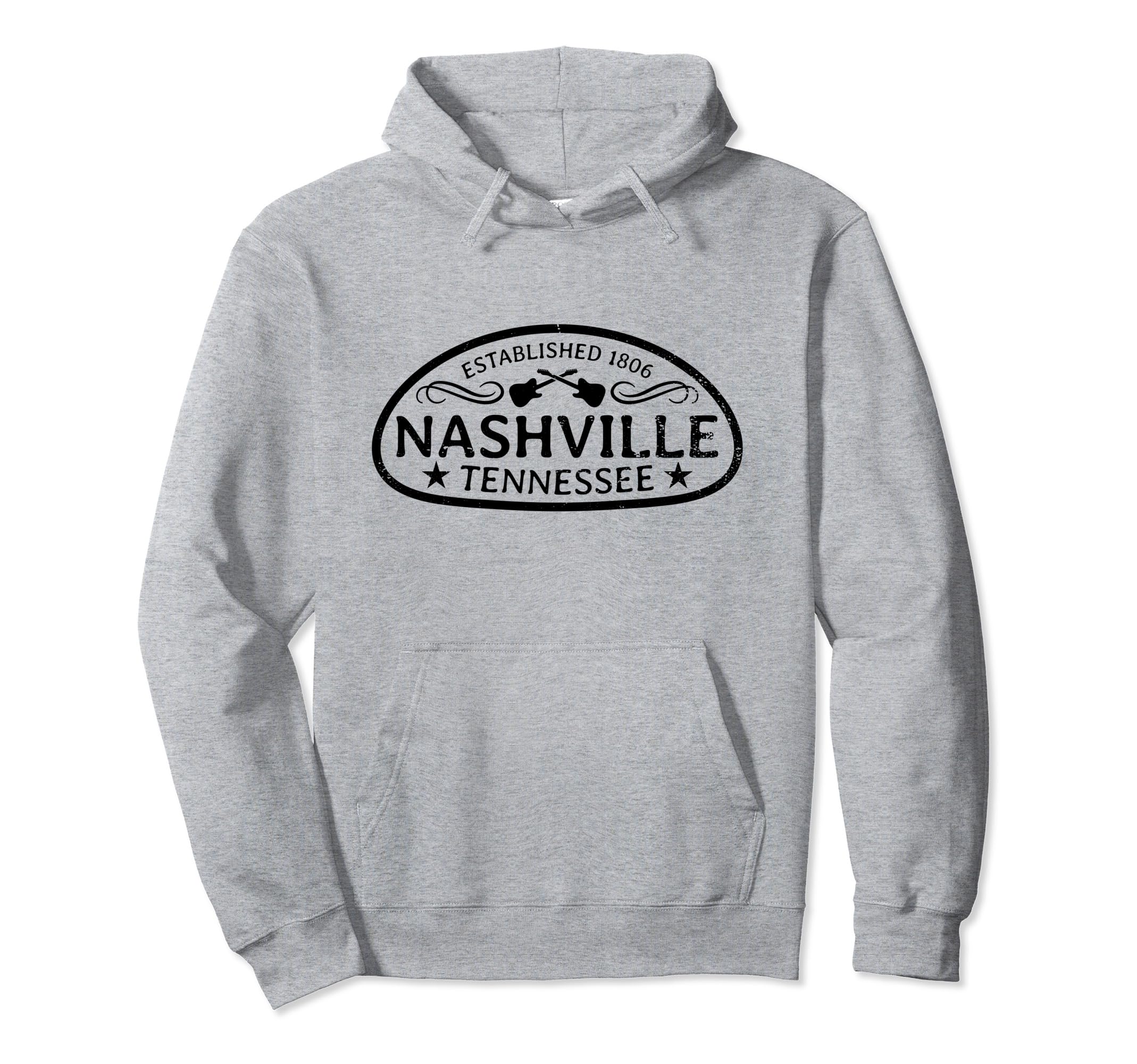 Nashville Tennessee Estd 1806 Hoodie - Casual Everyday Wear Men Women - T-Shirt, Sweatshirt, Hoodie
