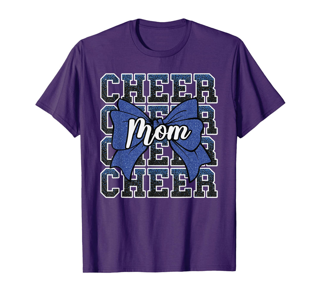 Cheer Mom Mama Bow Sport Cheerleader T-Shirt - Unique Graphic for Adults - T-Shirt, Sweatshirt, Hoodie
