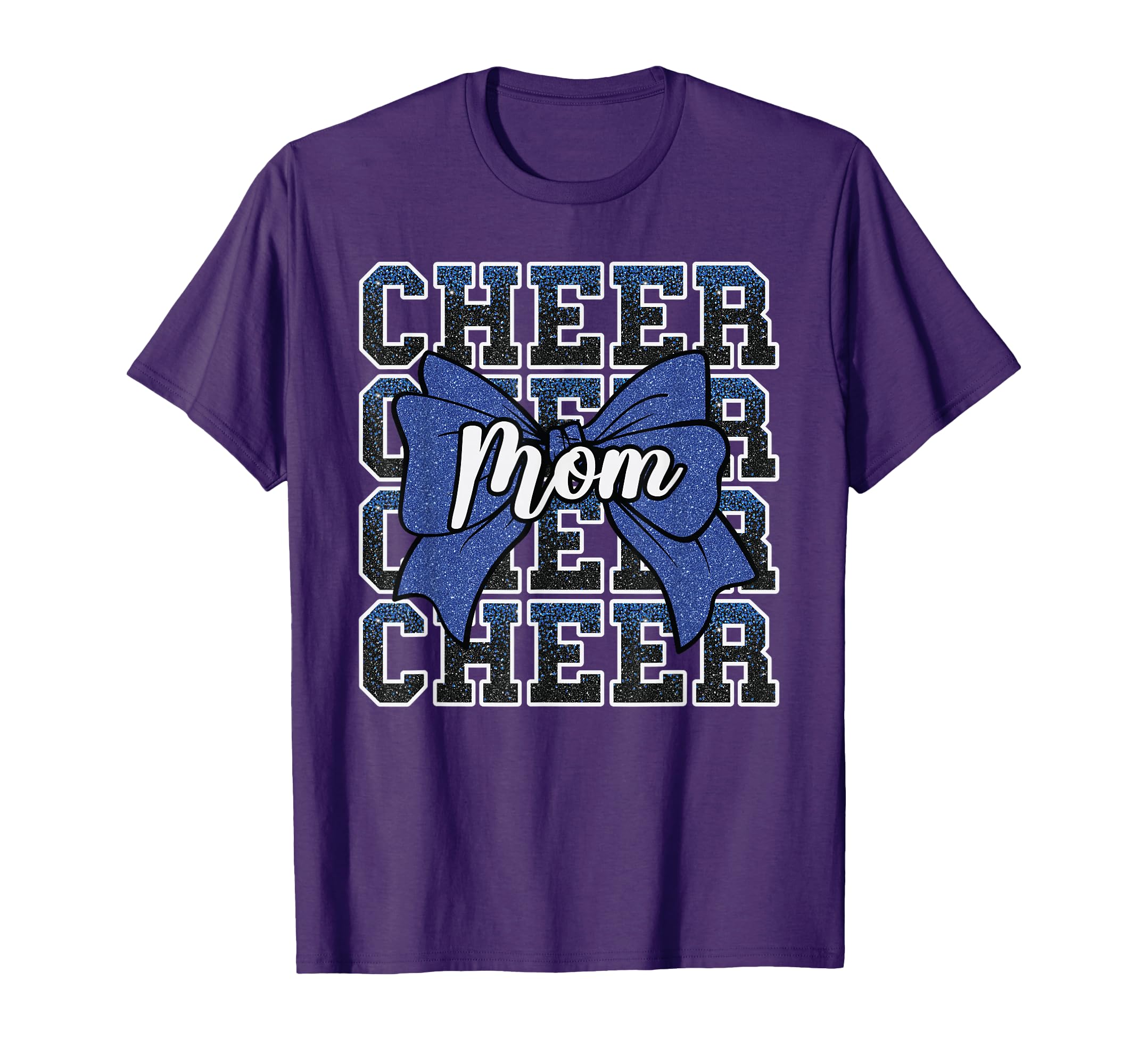 Cheer Mom Mama Bow Sport Cheerleader T-Shirt - Unique Graphic for Adults - T-Shirt, Sweatshirt, Hoodie