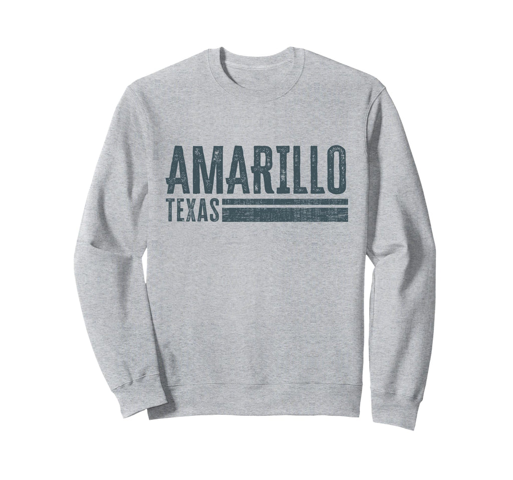 Amarillo Texas Distressed Sweatshirt - Unique Graphic for Adults - T-Shirt, Sweatshirt, Hoodie