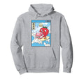 Surfing Strawberry Drinking Milk Japan Wave Hoodie - Graphic Print Unisex - T-Shirt, Sweatshirt, Hoodie