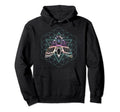 Animal Moth Insect Sacred Geometry Pagan Hoodie - Unique Graphic Men Women - T-Shirt, Sweatshirt, Hoodie