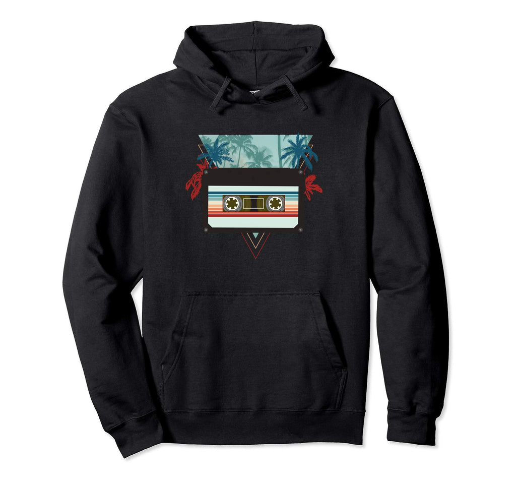 Cassette Tape Palm Hoodie - Streetwear Style Unisex - T-Shirt, Sweatshirt, Hoodie
