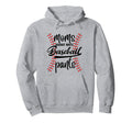 Moms Against White Baseball Pants Hoodie - Casual Everyday Wear Unisex - T-Shirt, Sweatshirt, Hoodie