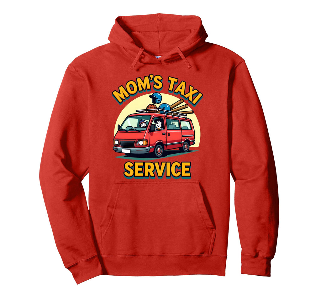 Moms Taxi Service Funny Baseball Mom Hoodie - Aesthetic Graphic Men Women - T-Shirt, Sweatshirt, Hoodie