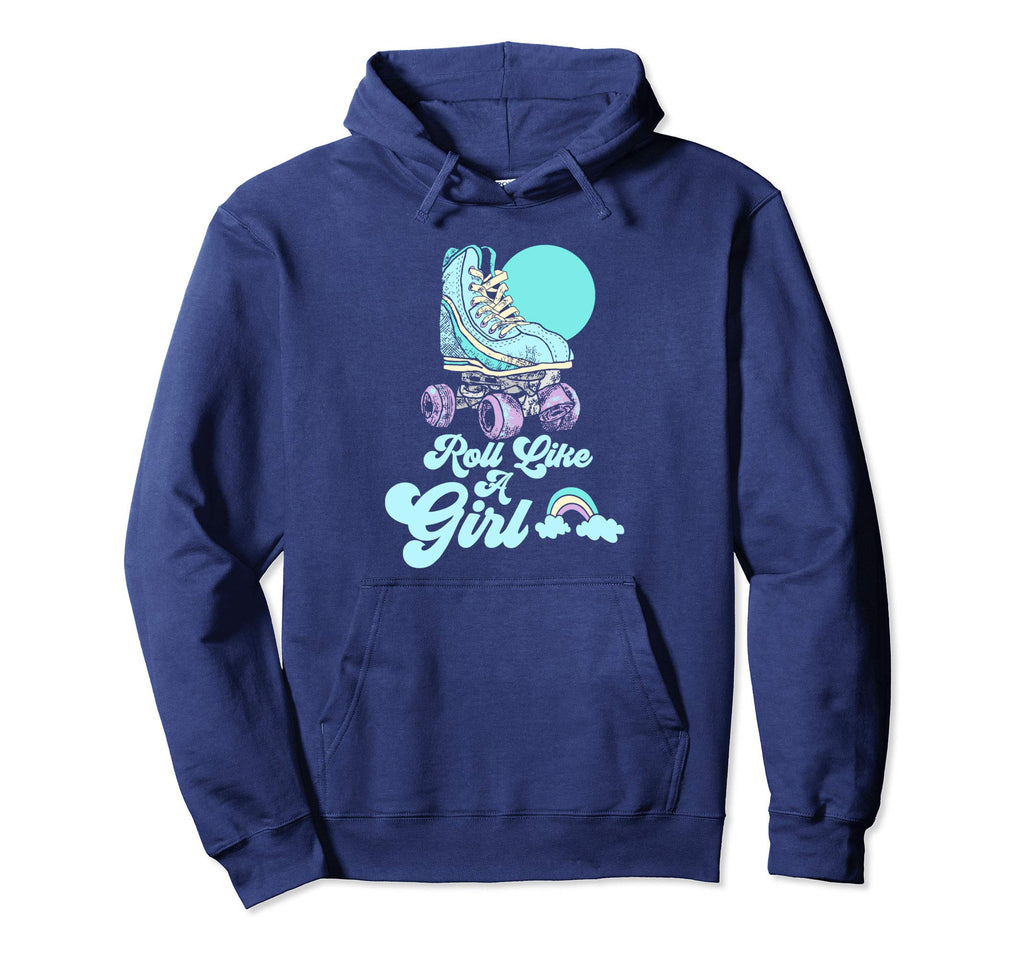 Roll Like Minimalist Roller Skate Hoodie - Streetwear Style for Adults - T-Shirt, Sweatshirt, Hoodie
