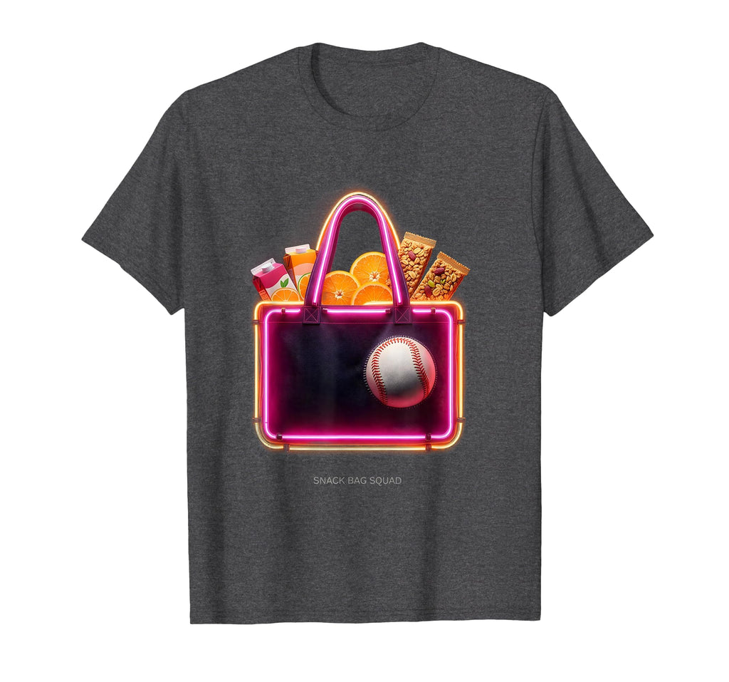 Snack Bag Squad Baseball Mom T-Shirt - Minimalist Print Unisex - T-Shirt, Sweatshirt, Hoodie
