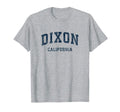 Dixon California Ca Varsity Sports T-Shirt - Custom Art Print Men Women - T-Shirt, Sweatshirt, Hoodie