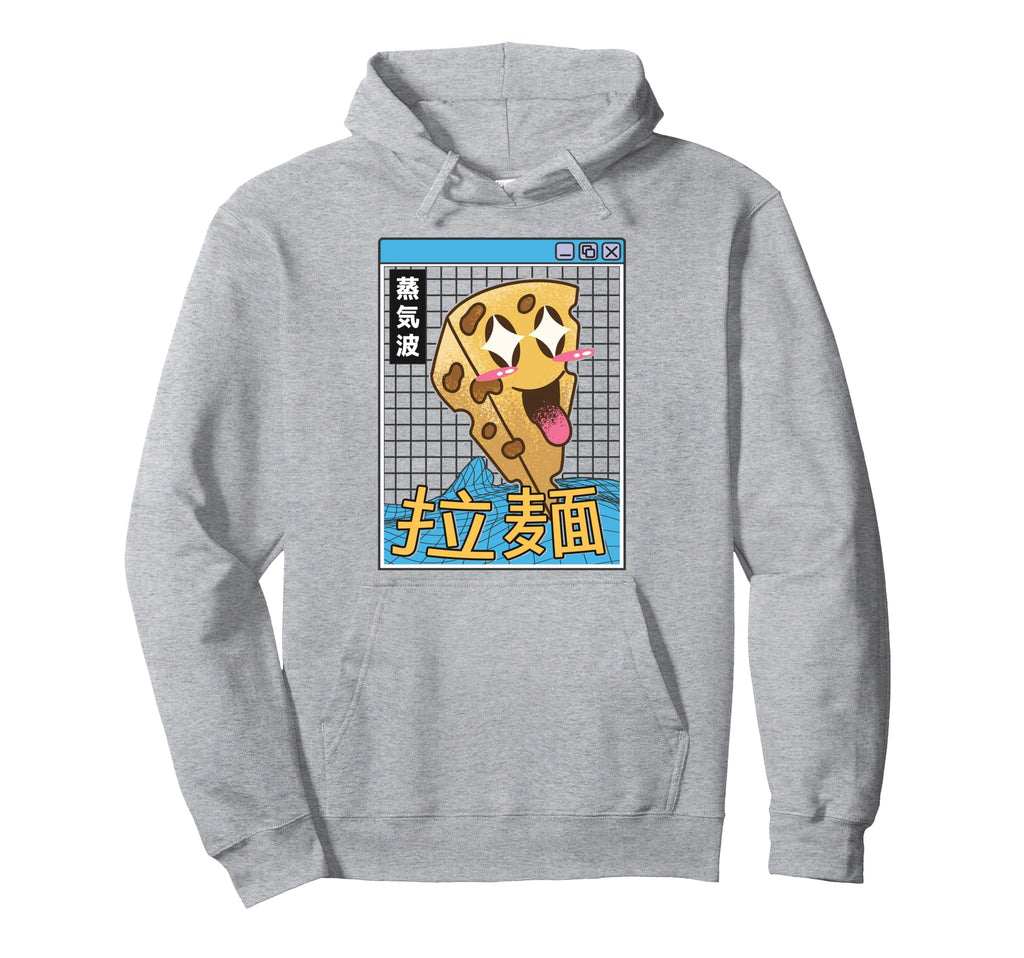 Japan Cheese Kawaii Grid Vaporwave Hoodie - Casual Everyday Wear Men Women - T-Shirt, Sweatshirt, Hoodie