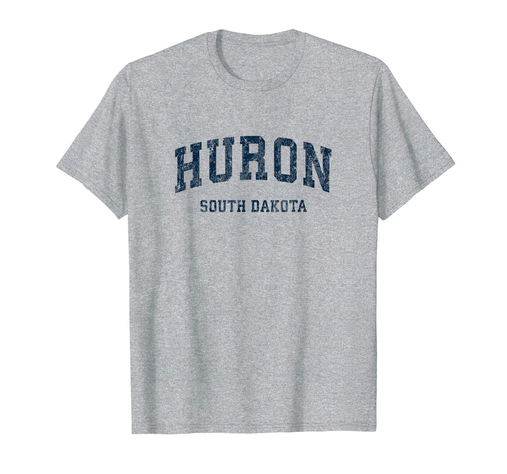 Huron South Dakota Sd Varsity Sports T-Shirt - Novelty Apparel for Adults - T-Shirt, Sweatshirt, Hoodie
