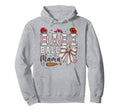 Baseball Mama Coquette Bow Game Day Hoodie - Unique Graphic for Adults - T-Shirt, Sweatshirt, Hoodie