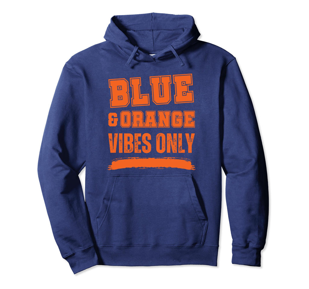 Blue And Orange Game Day Hoodie - Aesthetic Graphic Men Women - T-Shirt, Sweatshirt, Hoodie