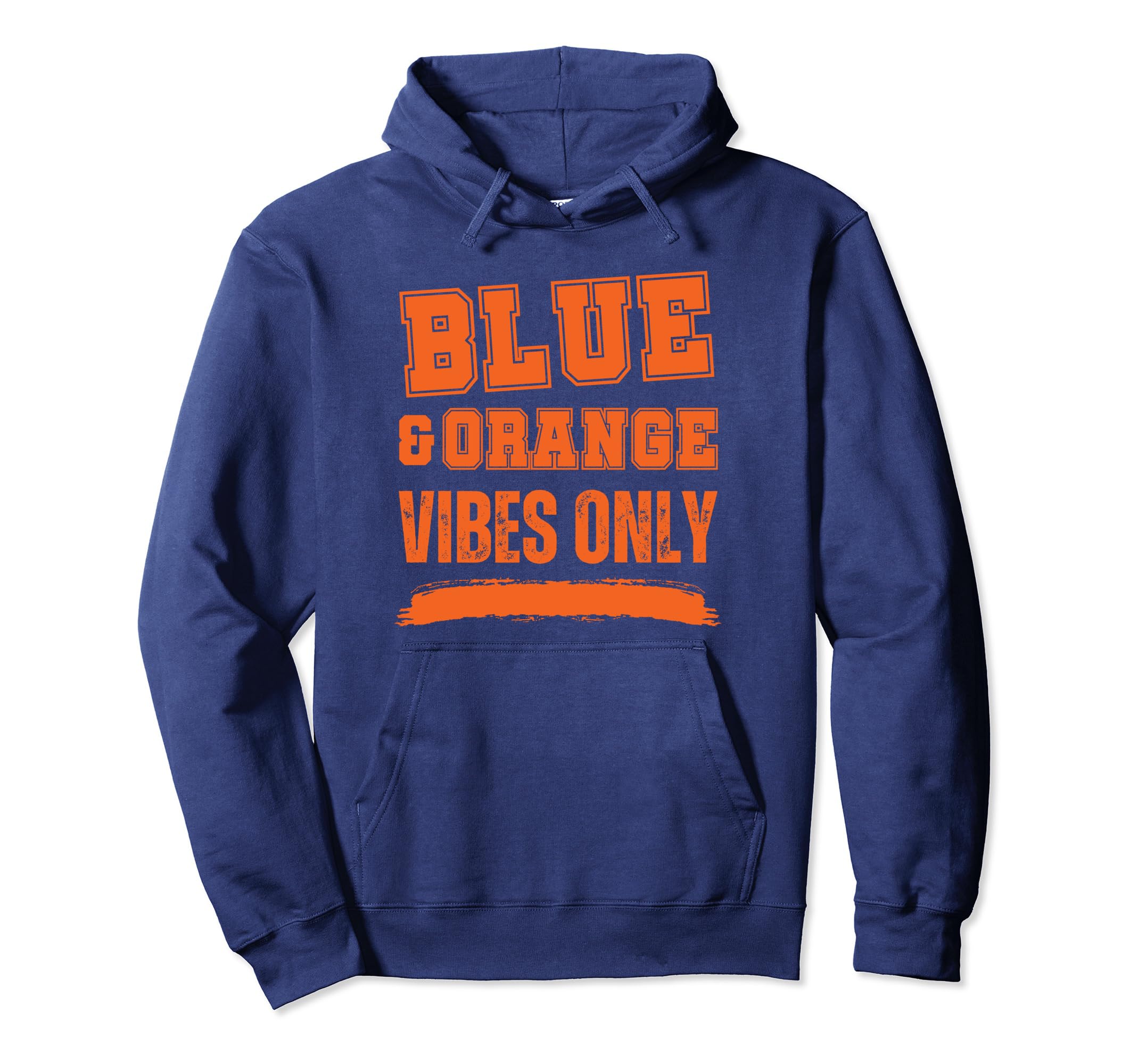 Blue And Orange Game Day Hoodie - Aesthetic Graphic Men Women - T-Shirt, Sweatshirt, Hoodie