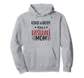 Kinda Busy Being Baseball Mom Sport Hoodie - Streetwear Style for Adults - T-Shirt, Sweatshirt, Hoodie