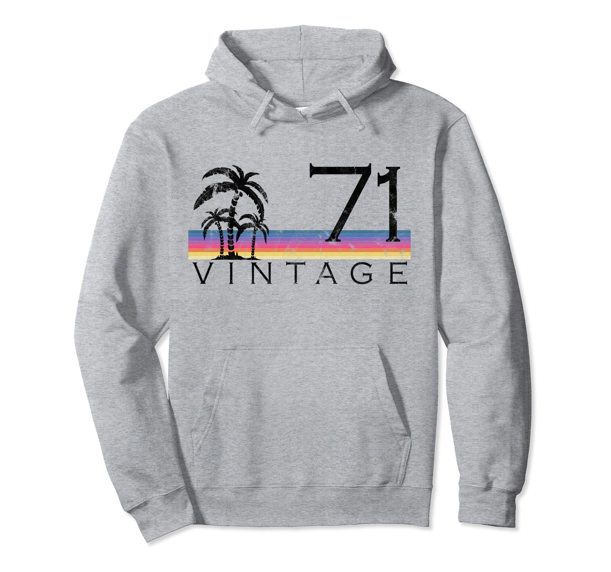 Surfing 1971 Pacific Ocean Surf 50Th Hoodie - Trendy Graphic Men Women - T-Shirt, Sweatshirt, Hoodie