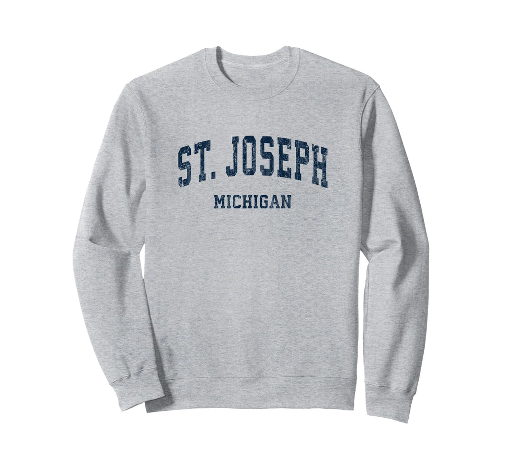 St Joseph Michigan Mi Varsity Sports Sweatshirt - Aesthetic Graphic Unisex - T-Shirt, Sweatshirt, Hoodie