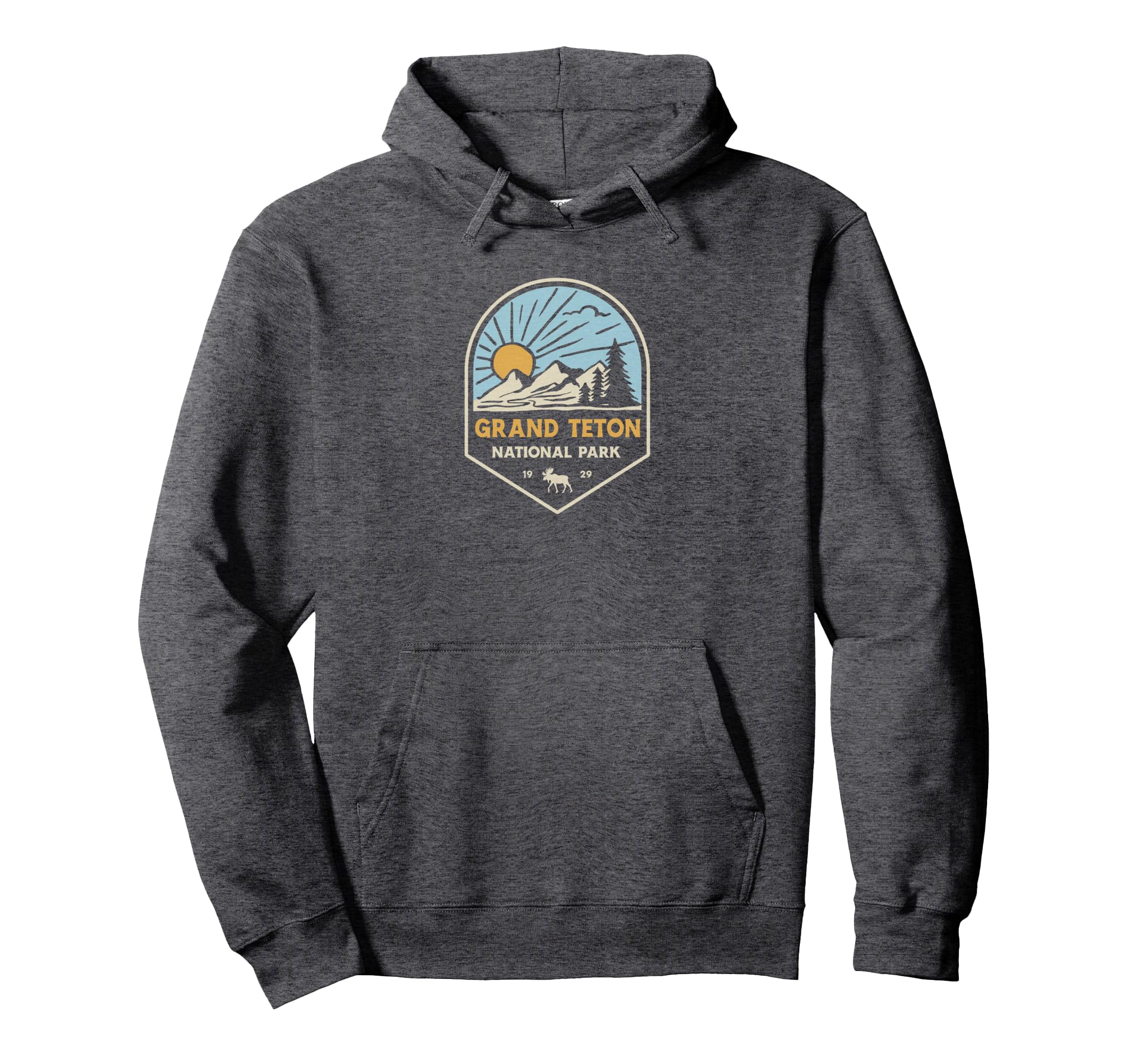 Grand Teton National Park Sunset Hoodie - Custom Art Print for Adults - T-Shirt, Sweatshirt, Hoodie