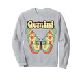Gemini Butterfly Zodiac Astrology Sweatshirt - Streetwear Style for Adults - T-Shirt, Sweatshirt, Hoodie