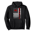 2028 Mike Pence American Flag Faded Hoodie - Fun Novelty Design Unisex - T-Shirt, Sweatshirt, Hoodie