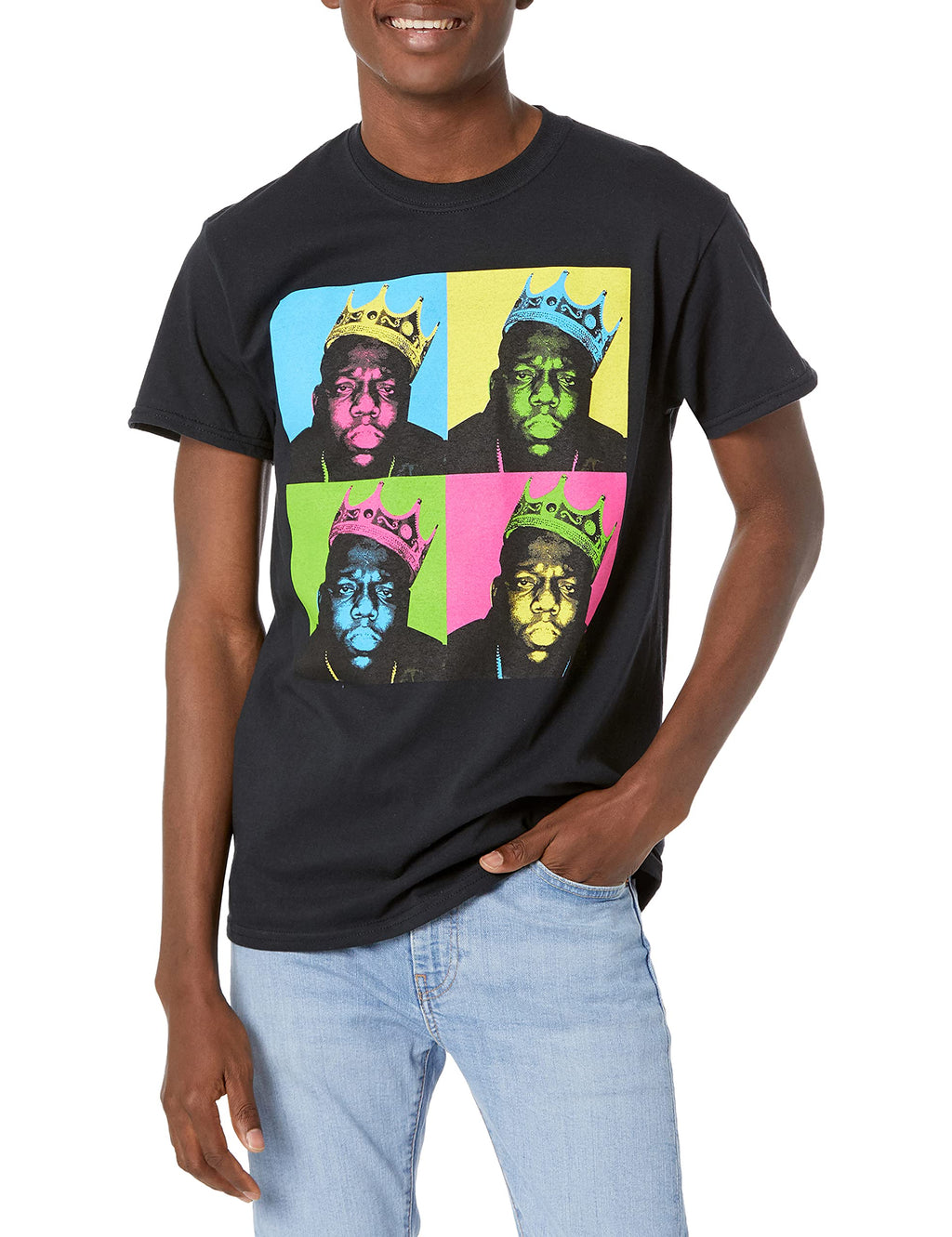 Notorious B I G Mens Notorious B I G T-Shirt - Custom Art Print for Adults - T-Shirt, Sweatshirt, Hoodie