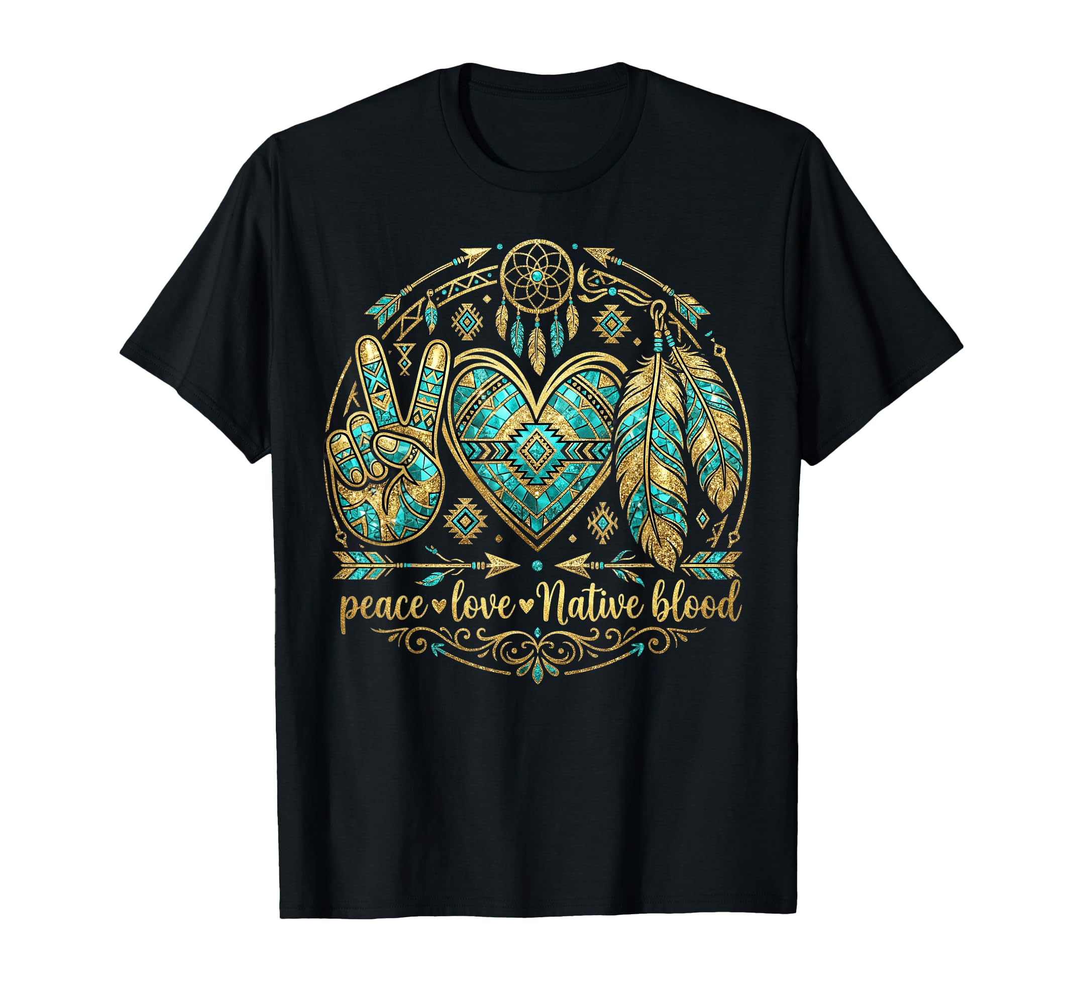 Indigenous People Native Powwows Peace T-Shirt - Graphic Print Men Women - T-Shirt, Sweatshirt, Hoodie