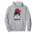 Mom Life Baseball Mom Hoodie - Fun Novelty Design Men Women - T-Shirt, Sweatshirt, Hoodie