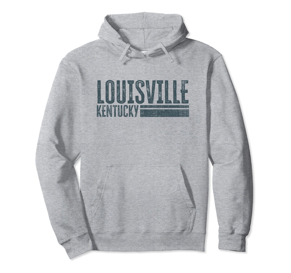 Louisville Kentucky Distressed Hoodie - Trendy Graphic for Adults - T-Shirt, Sweatshirt, Hoodie