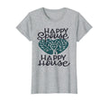 Womens Happy Spouse Happy House From T-Shirt - Custom Art Print Unisex - T-Shirt, Sweatshirt, Hoodie