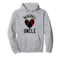 Baseball Uncle Family Matching Funny Hoodie - Aesthetic Graphic Men Women - T-Shirt, Sweatshirt, Hoodie