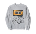 Tangled 1960S Mixed Tape Audio Sweatshirt - Minimalist Print for Adults - T-Shirt, Sweatshirt, Hoodie