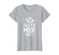 Sloth Mode Distressed T-Shirt - Graphic Print for Adults - T-Shirt, Sweatshirt, Hoodie
