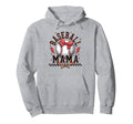 Baseball Coquette Bow Baseball Cheer Mom Hoodie - Minimalist Print Unisex - T-Shirt, Sweatshirt, Hoodie