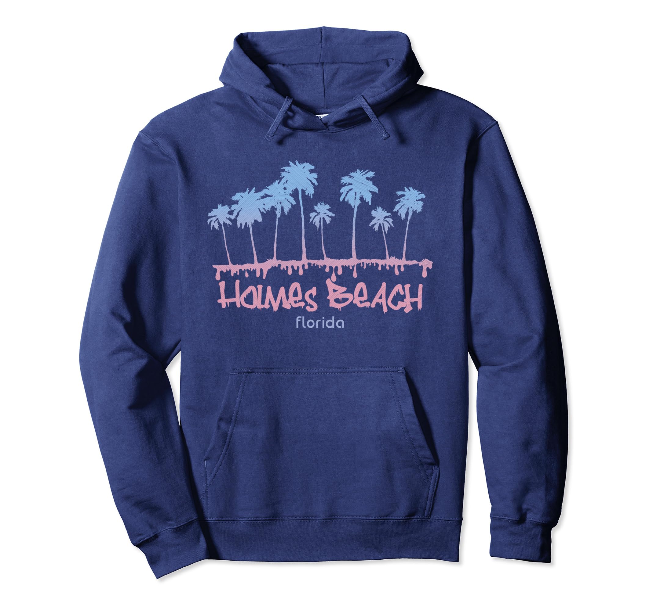 Holmes Beach Florida Beach Surf Vibes Hoodie - Trendy Graphic Unisex - T-Shirt, Sweatshirt, Hoodie