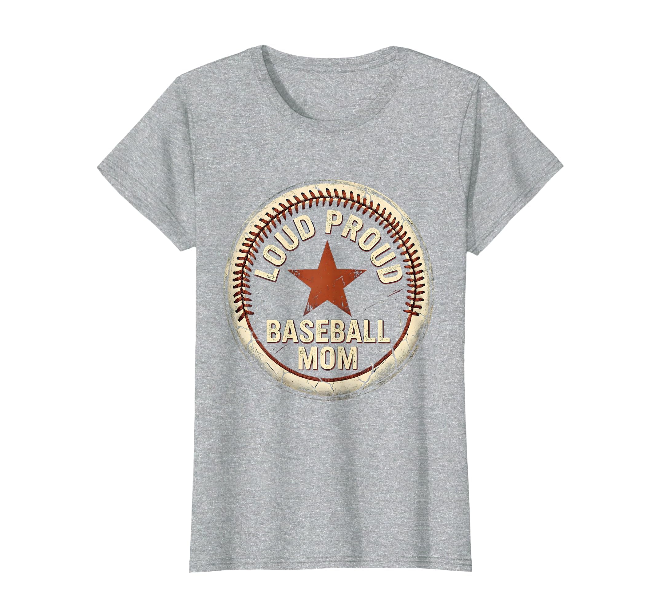 Loud Proud Baseball Mom T-Shirt - Novelty Apparel Unisex - T-Shirt, Sweatshirt, Hoodie