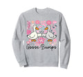 Goose Bump Boho Floral Silly Goose Sweatshirt - Graphic Print for Adults - T-Shirt, Sweatshirt, Hoodie
