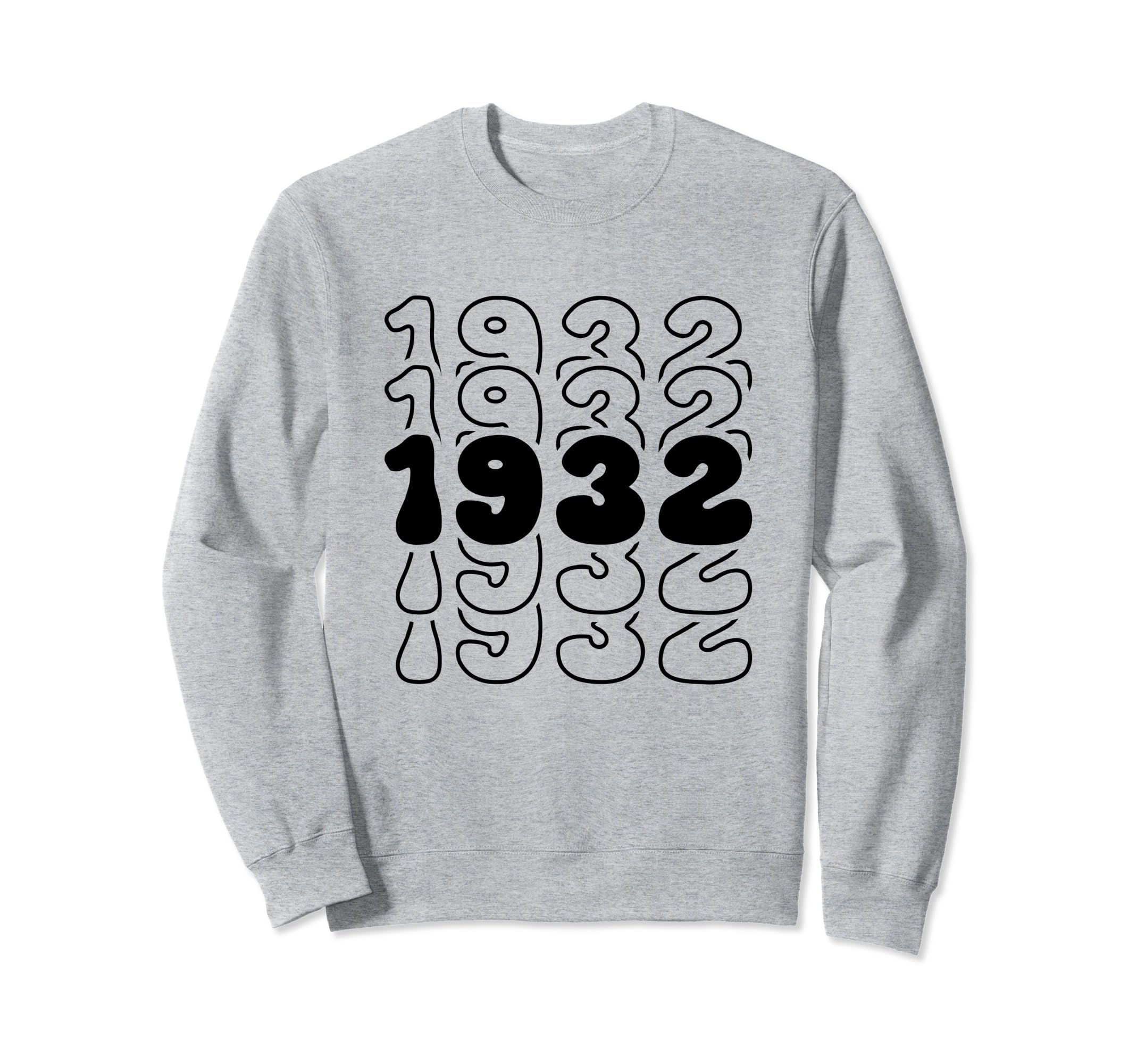 92 Year Old Groovy 92Nd Birthday Boho Sweatshirt - Graphic Print Men Women - T-Shirt, Sweatshirt, Hoodie