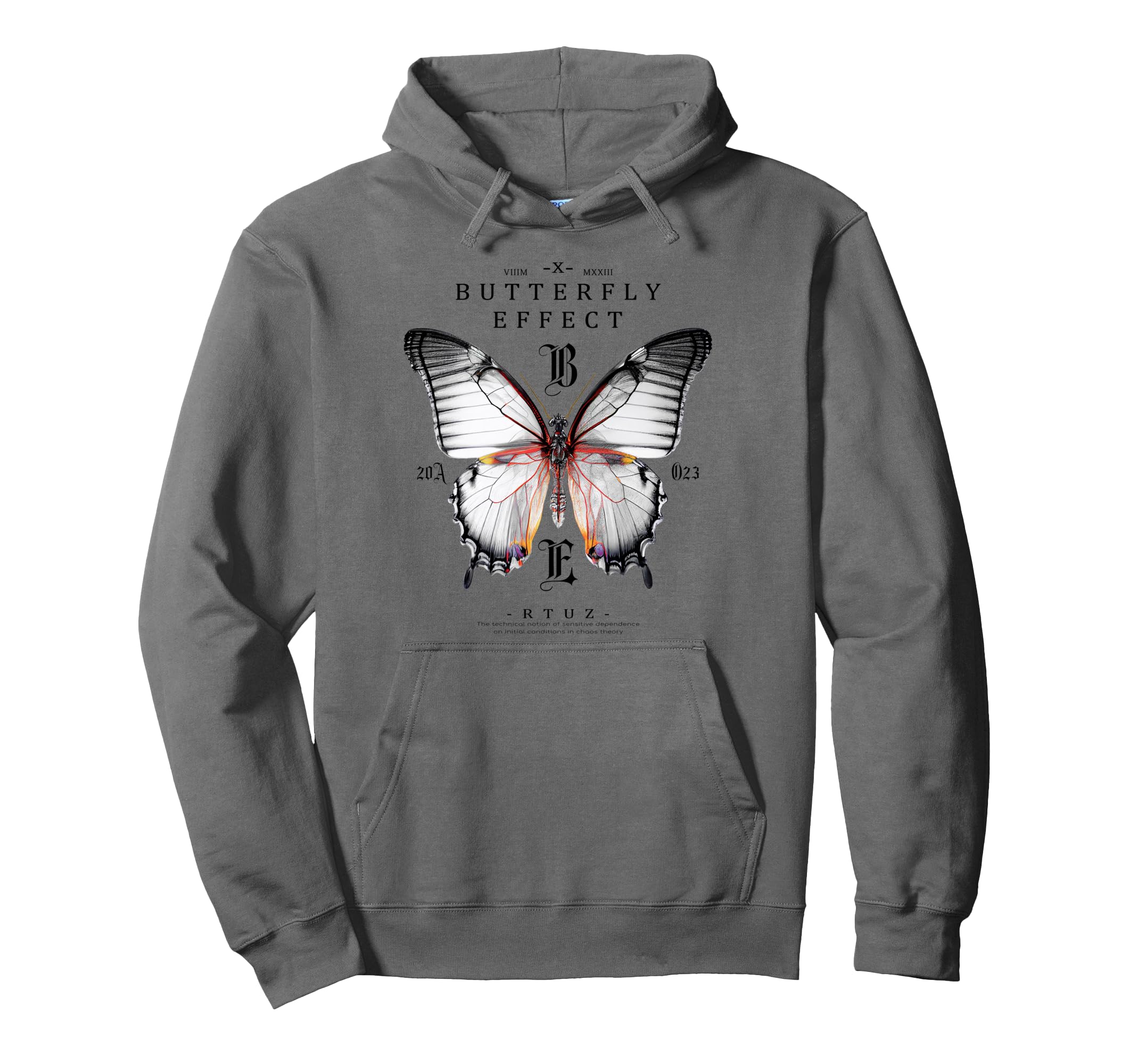Y2K Streetwear Butterfly Hoodie - Trendy Graphic Men Women - T-Shirt, Sweatshirt, Hoodie