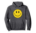 70S Yellow Smile Face Happy Peace Smiling Hoodie - Unique Graphic Unisex - T-Shirt, Sweatshirt, Hoodie